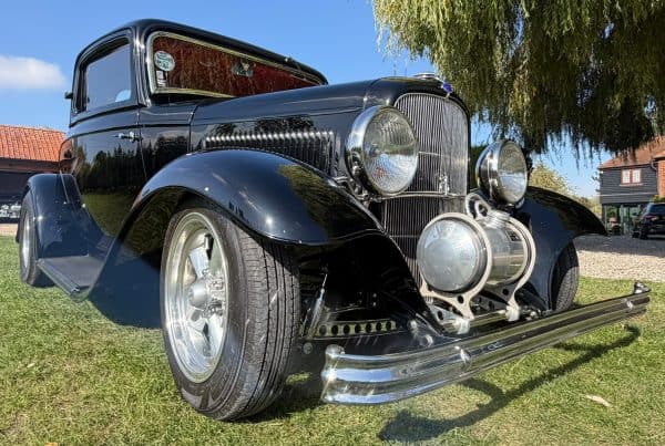 1932 Ford Model B Steel 3 Window Coupe.